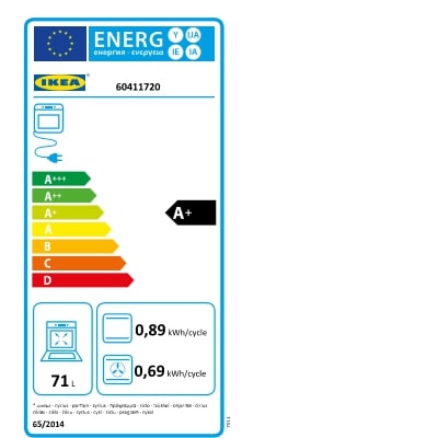 Energy Label Of: 60411720